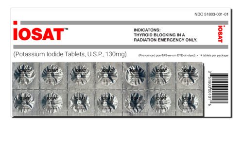 Iosat Potassium Iodide 130mg Tablets for Adults